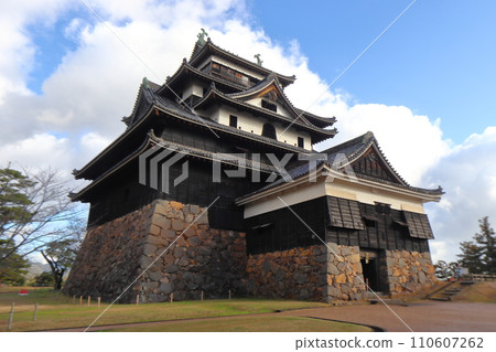 National Treasure: Existing castle tower of Matsue Castle National Treasure: Existing castle tower of Matsue Castle 110607262