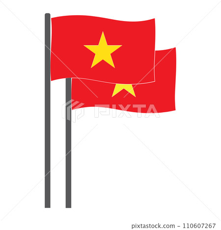 Vietnam flag icon Vietnam flag icon 110607267