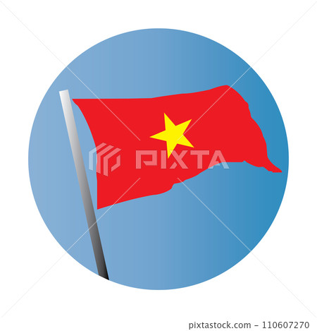 Vietnam flag icon 110607270