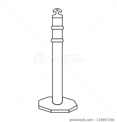 Cone stick icon 110607298