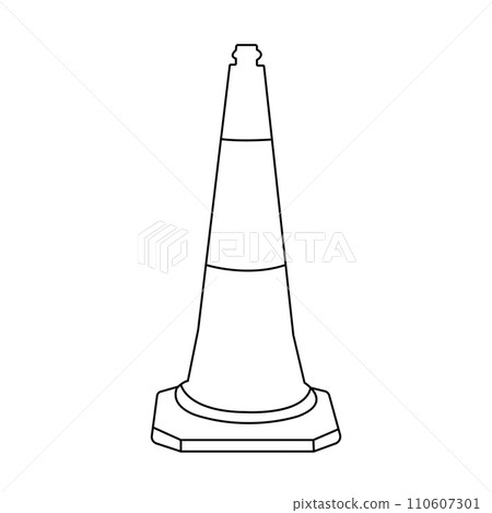 Traffic cone icon 110607301