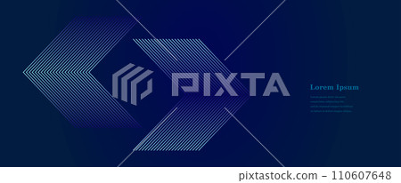 幾何抽象條紋線箭頭背景 110607648