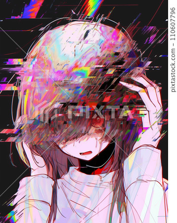 因故障效果而消失的少女 因故障效果而消失的少女 110607796