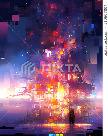 強烈的故障背景 110607804