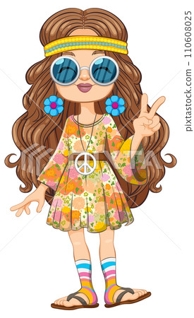 Groovy Hippie Chick