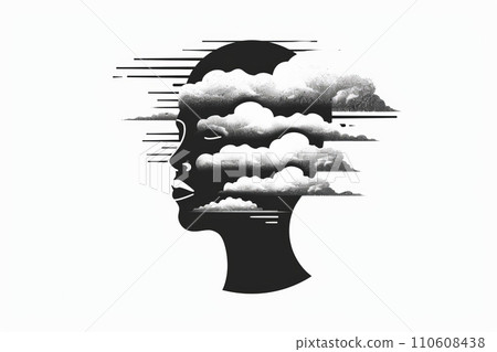 抽象肖像描繪複雜情感概念藝術作品 AI 圖像 12 110608438