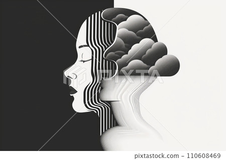 抽象肖像描繪複雜情感概念藝術作品 AI 圖像 37 抽象肖像描繪複雜情感概念藝術作品 AI 圖像 37 110608469