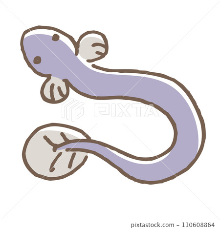 Illustration of eel (no name) Illustration of eel (no name) 110608864