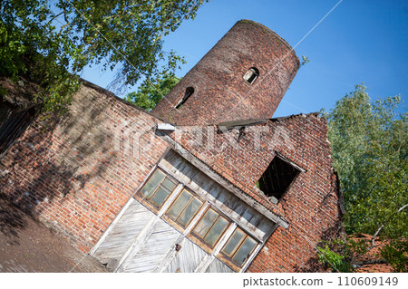 The Remnants of Time: A Dilapidated Brick Windmill The Remnants of Time: A Dilapidated Brick Windmill 110609149