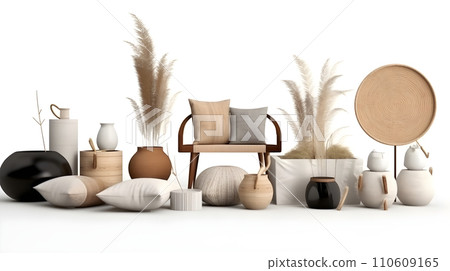 interior design concept home modern architecture furniture object idea generative Ai. 110609165