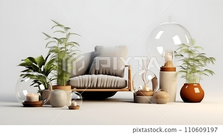 interior design concept home modern architecture furniture object idea generative Ai. interior design concept home modern architecture furniture object idea generative Ai. 110609197