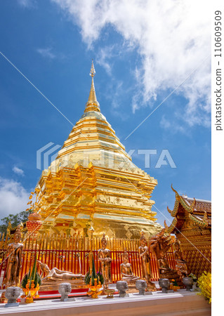 Phra That Doi Suthep Temple is buddhist temple in Chiang Mai, Thailand. Phra That Doi Suthep Temple is buddhist temple in Chiang Mai, Thailand. 110609509