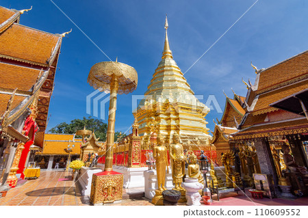 Phra That Doi Suthep Temple is buddhist temple in Chiang Mai, Thailand. 110609552