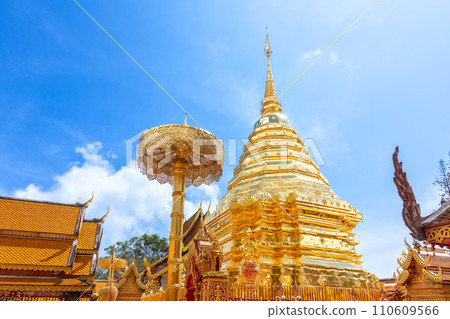 Phra That Doi Suthep Temple is buddhist temple in Chiang Mai, Thailand. 110609566