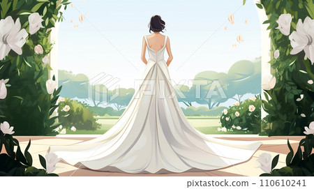 Garden Wedding Bride Garden Wedding Bride 110610241