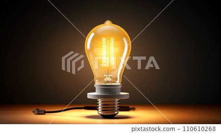Illuminating CFL Lightbulb Illuminating CFL Lightbulb 110610268