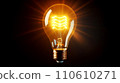 Incandescent Lightbulb Illumination 110610271