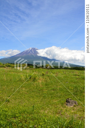 Mt. Fuji (Asahigaura / Shizuoka prefecture Fujinomiya City) 110610511