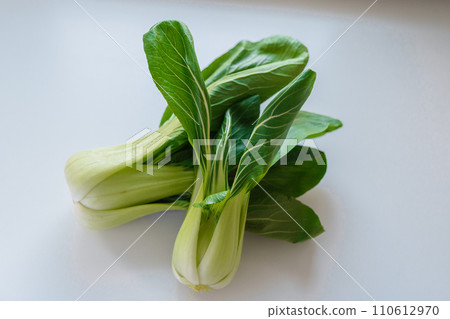 bok choy on table bok choy on table 110612970