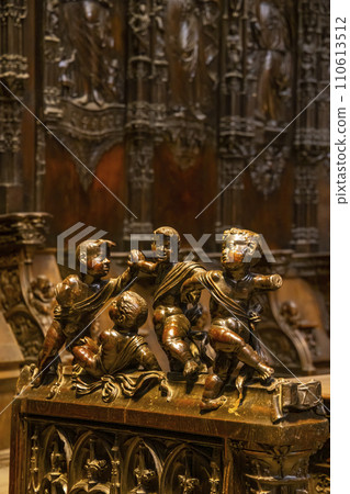 Auch Cathedral (Cathedrale Sainte-Marie d Auch), UNESCO site, Midi-Pyrenees, France 110613512