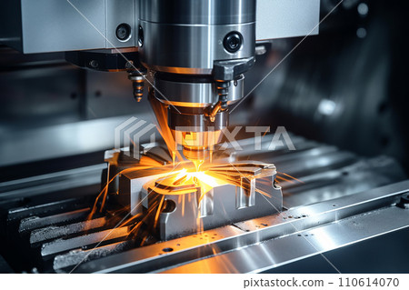 Generative AI A metal cutting machine Generative AI A metal cutting machine 110614070