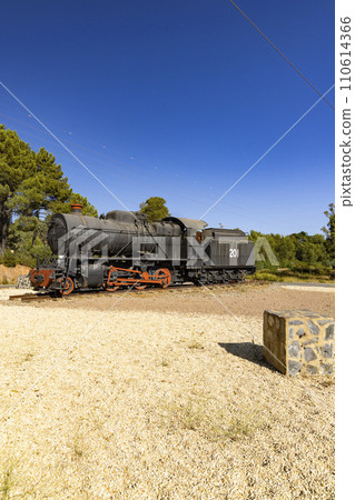 Steam engine, oldest copper mines in the world, Minas de Riotinto, Spain 110614366