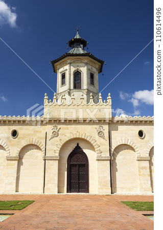 Chateau Cos d'Estournel castle, Medoc, Bordeaux, Aquitaine, France 110614496