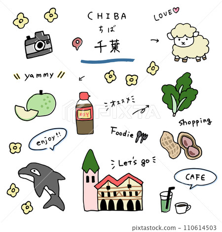 千葉手繪圖示集 千葉手繪圖示集 110614503