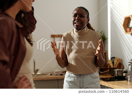 Trying to explain something to friend 110614560
