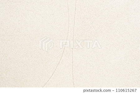 Zen Garden White Sand Background Pattern Texture Line Japanese Wave Abstract Nature Spa Balance Concept for wellness Spirituality Buddhism Relax wellnes Meditaiton Lifestyle Japan Purity Calm. 110615267