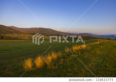 Carpathian mountains landscape, Eastern Slovakia 110615773