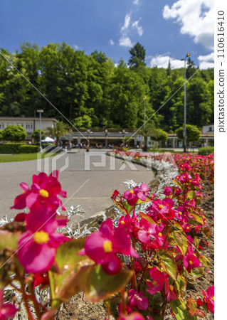 Luhacovice, picturesque spa town in Southern Moravia, Czech Republic 110616410