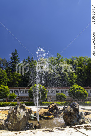 Luhacovice, picturesque spa town in Southern Moravia, Czech Republic 110616414