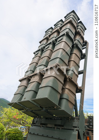 Ground Self-Defense Force Type 12 surface-to-ship guided missile launcher 110616717