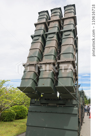 Ground Self-Defense Force Type 12 surface-to-ship guided missile launcher 110616718
