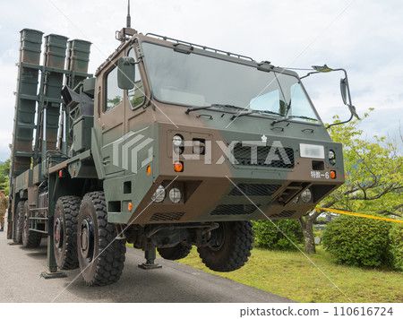 Ground Self-Defense Force Type 12 surface-to-ship guided missile launcher 110616724