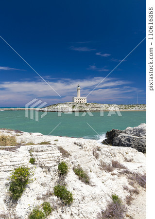 Lighthouse in Vieste, Apulia region, Italy Lighthouse in Vieste, Apulia region, Italy 110616868