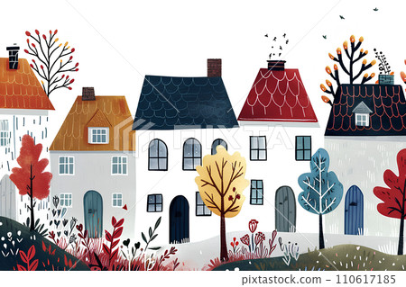 多彩手繪城市景觀-1 110617185