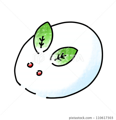 Loose Simple Snow Rabbit Single Item Color Analog Style Loose Simple Snow Rabbit Single Item Color Analog Style 110617303