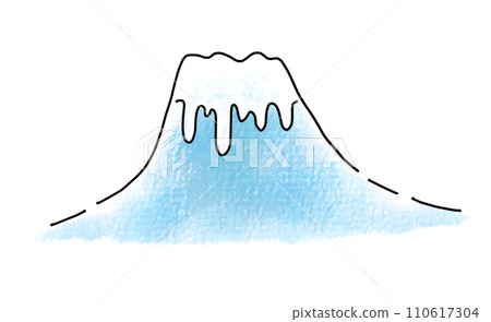 Loose and simple Mt. Fuji single item color analog style Loose and simple Mt. Fuji single item color analog style 110617304