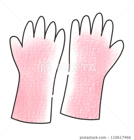 Loose simple rubber gloves, single item, color, analog style Loose simple rubber gloves, single item, color, analog style 110617466