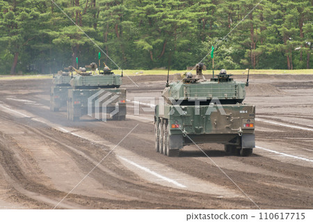 Ground Self-Defense Force Type 16 Mobile Combat Vehicle running 110617715
