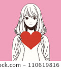 一個有心的女人（AI 生成的圖像） 110619816