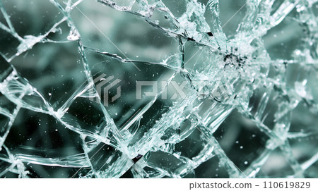 Cracked glass 110619829