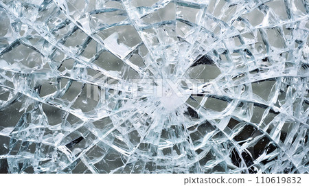 Cracked glass 110619832