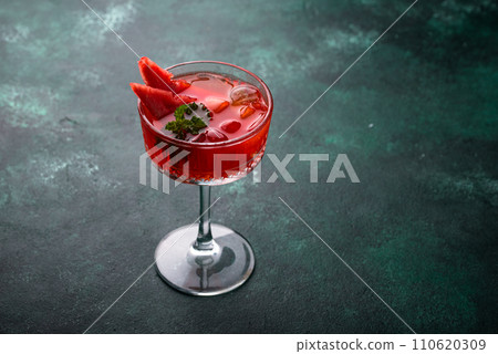 Fresh watermelon cocktail or mocktail 110620309