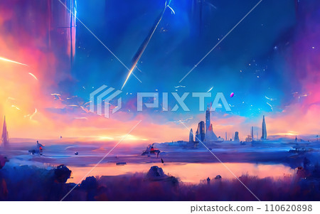 AI生成圖像 太空城 奇幻科幻 好萊塢電影 夢幻白日夢 科學太空 外星人明星 AI生成圖像 太空城 奇幻科幻 好萊塢電影 夢幻白日夢 科學太空 外星人明星 110620898