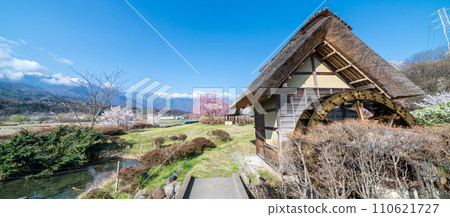 「山梨郡」晴空萬裡、櫻花盛開的翠社之裡公園 「山梨郡」晴空萬裡、櫻花盛開的翠社之裡公園 110621727