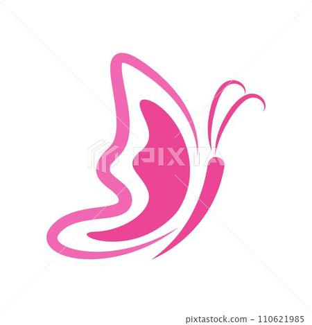 Butterfly icon logo design 110621985