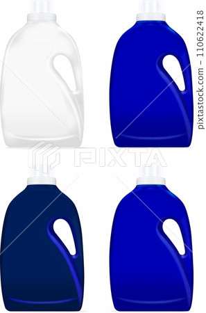 SET OF DETERGENT BOTTLES, ASSORTED COLORS 110622418